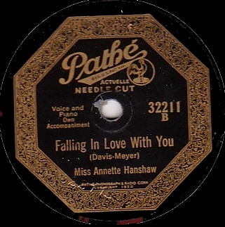 Falling In Love With You-Pathe 32211B